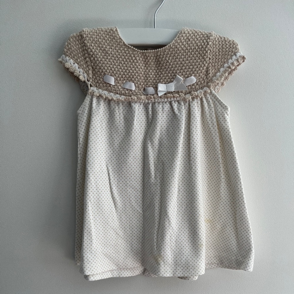 Mayoral Newborn Cotton and Crochet